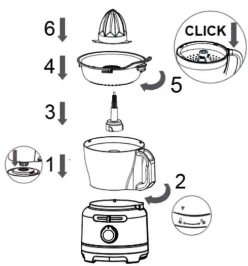 Klarstein Luca - Assembly with Citrus Juicer - 1