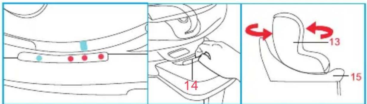 Foppapedretti Logik iSize - Rotation de l'assise à 360^ - 1