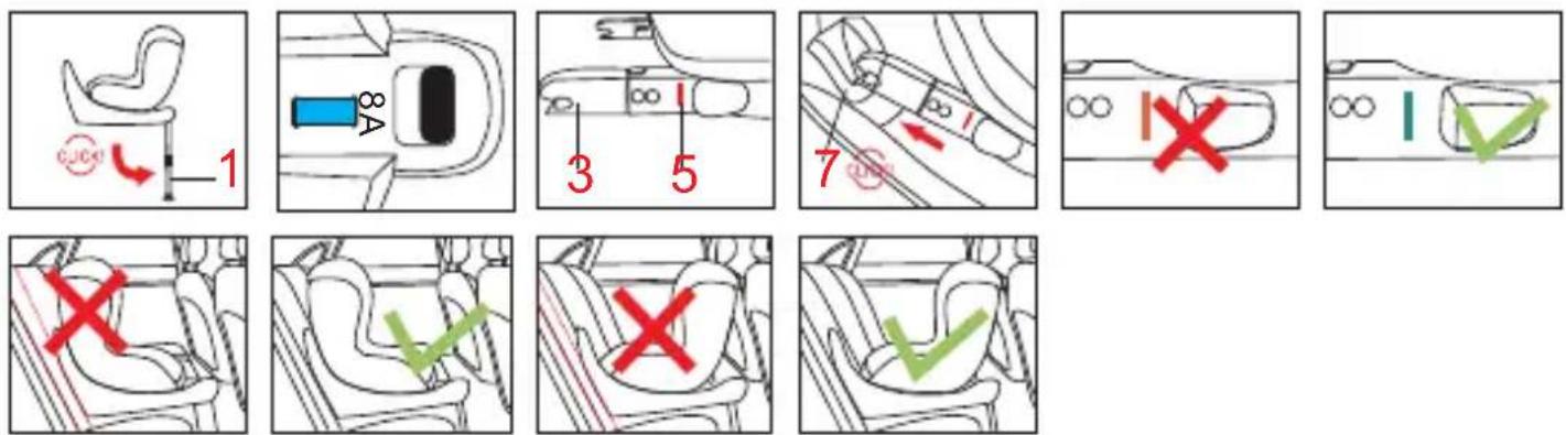 Foppapedretti Logik iSize - INSTALLACION DE LA SILLA DE COCHE - 1