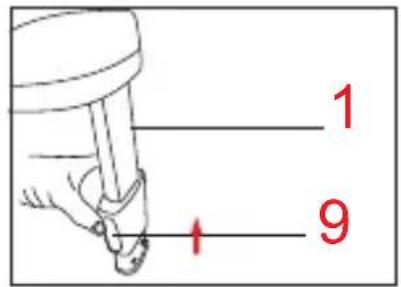 Foppapedretti Logik iSize - REMOVING THE CAR SEAT - 4