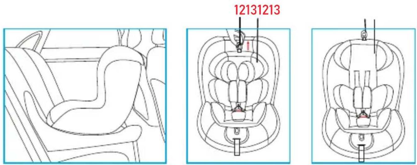 Foppapedretti Logik iSize - DO NOT USE IF THE FRONT PASSENGER SEAT IS EQUIPPED WITH AN ACTIVE FRONT AIRBAG. - 1