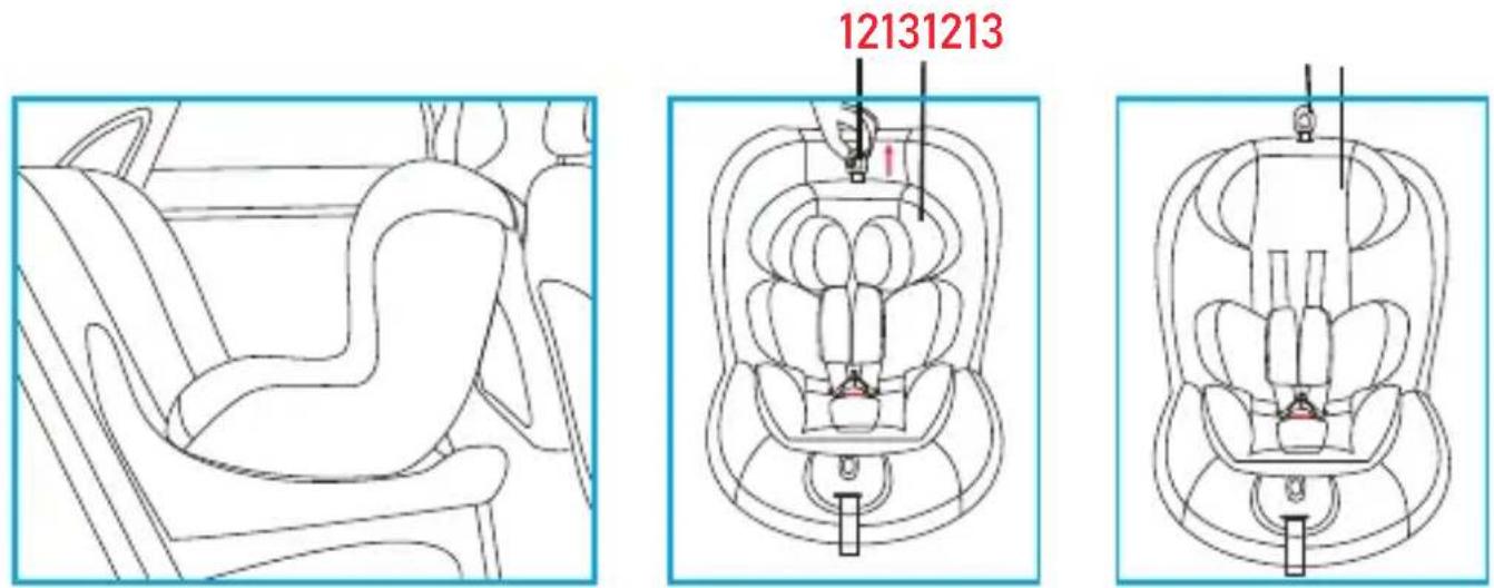 Foppapedretti Logik iSize - NE PAS UTILISER SI LE SIEGE DU PASSAGER AVANT EST ÉQUIPÉ D'UN AIRBAG FRONTAL ACTIVÉ. - 1