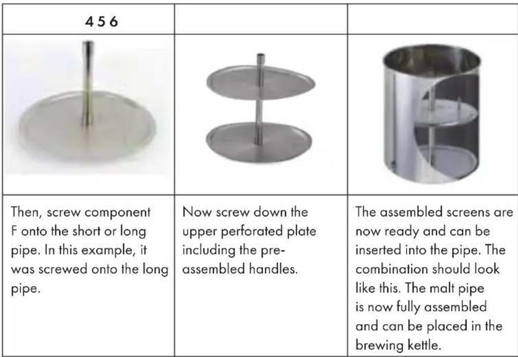 Klarstein Mundschenk XXL - Assembly of the malt pipe - 4