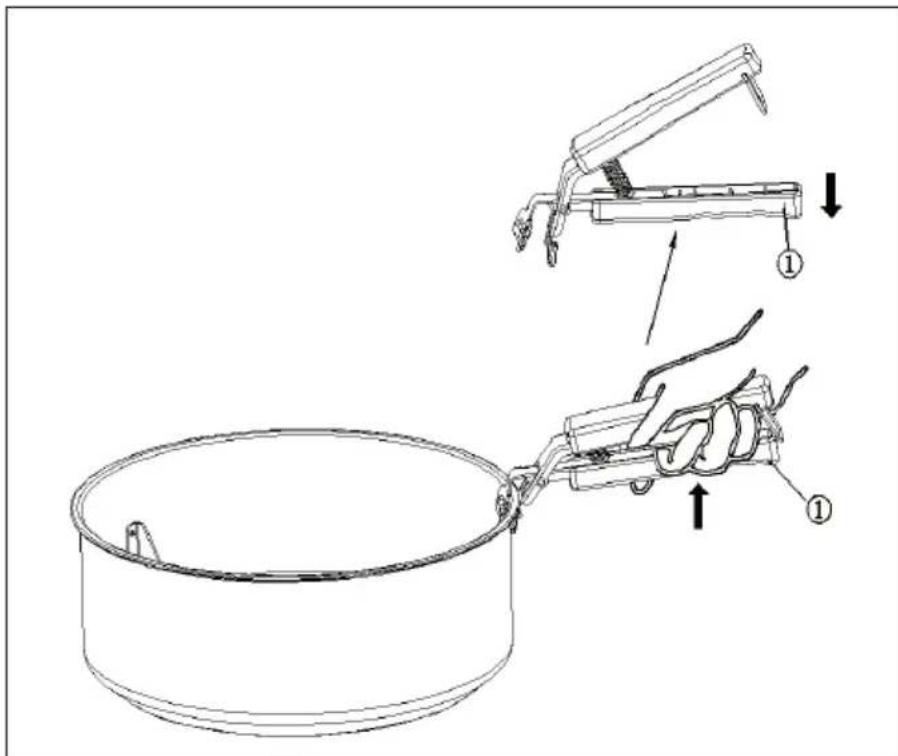 Klarstein VitAir Pommesmaster - Pot handle - 3
