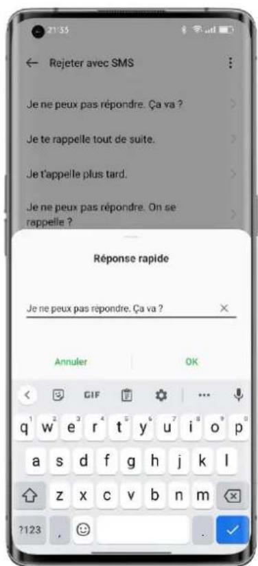 OPPO Reno 7 5G - Répondre à un message - 1