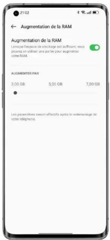 OPPO Reno 7 5G - Augmentation de la RAM pour une fluidité optimale - 1