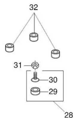 JANOME Arctic Crystal - PARTS LIST - 3