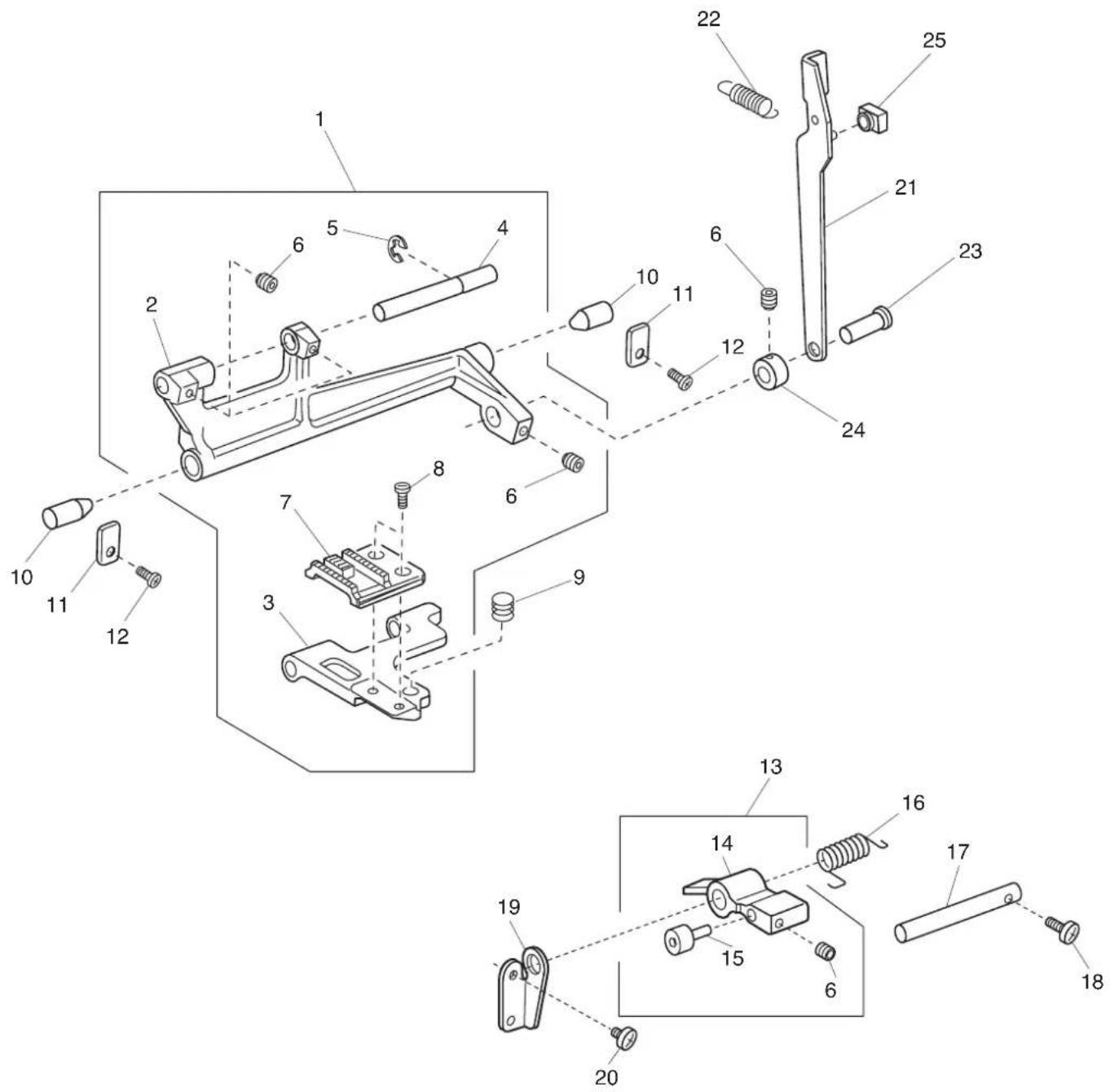 JANOME Arctic Crystal - PARTS LIST - 1