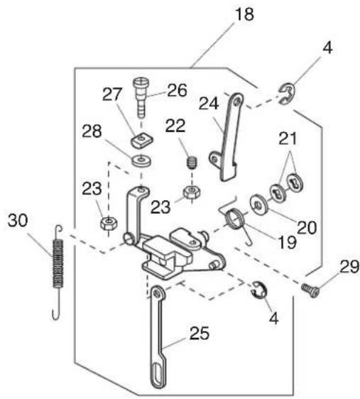 JANOME Arctic Crystal - PARTS LIST - 3