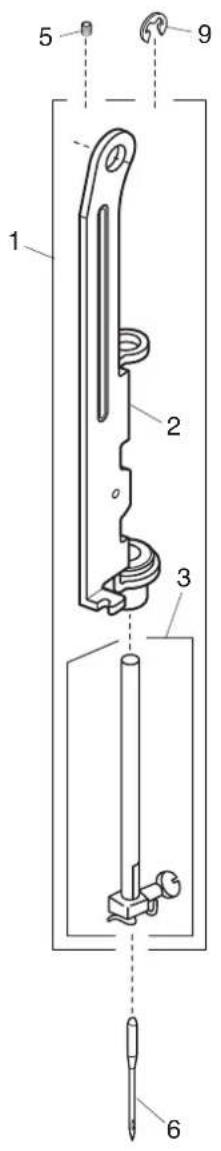 JANOME Arctic Crystal - PARTS LIST - 1