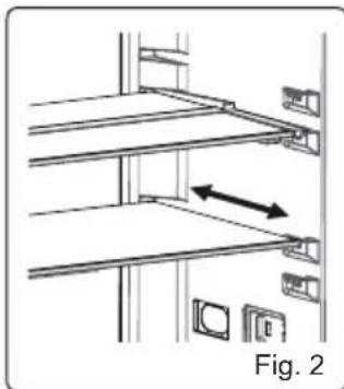 CONTINENTAL EDISON CEFC291NFIXB - Adjustable Glass Shelf (In some models) - 2