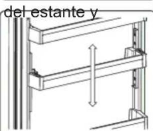 CONTINENTAL EDISON CEFC268DS1 - Estante de puerta regulable (En algunos modelos) - 1