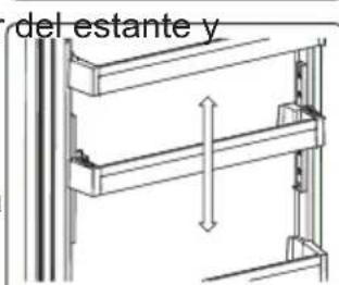 CONTINENTAL EDISON CEFC268DS1 - Estante de puerta regulable (En algunos modelos) - 2