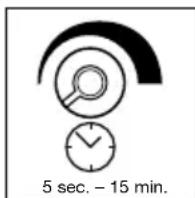 STEINEL RS 16 L S - Time setting (switch-off delay) - 1