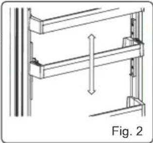 CONTINENTAL EDISON CEFC268DBIX - Adjustable Door Shelf (In some models) - 2