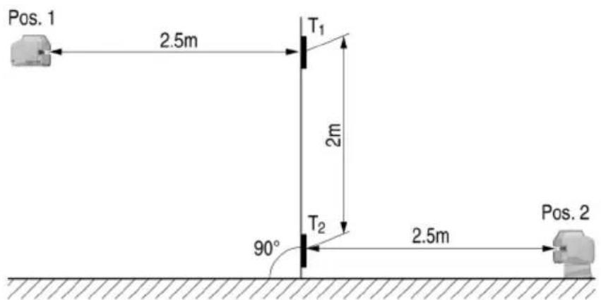 HILTI PM 20CGE - Controllo della precisione della linea verticale - 1