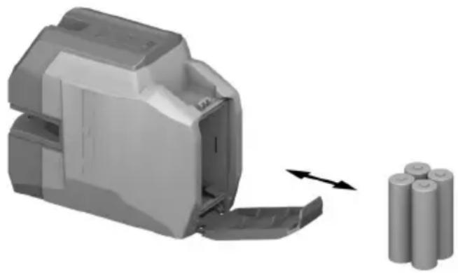 HILTI PM 20CGE - Inserimento/sostituzione delle batterie - 2