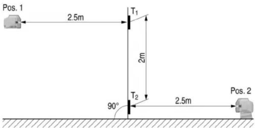 HILTI PM 20CGE - Verificar a precisão da红线 vertical - 1