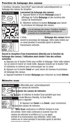 COBRA ACXT645 - Accès aux options de la fonction Mode - 113