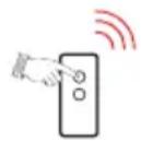 DIO MVR6050RF - Installer la première télécommande : - 1