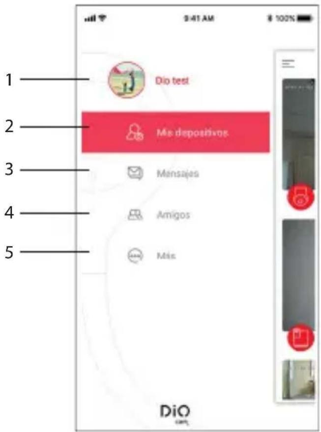 DIO DIOCAMFI01 - Menú de configuración de la cuenta - 1