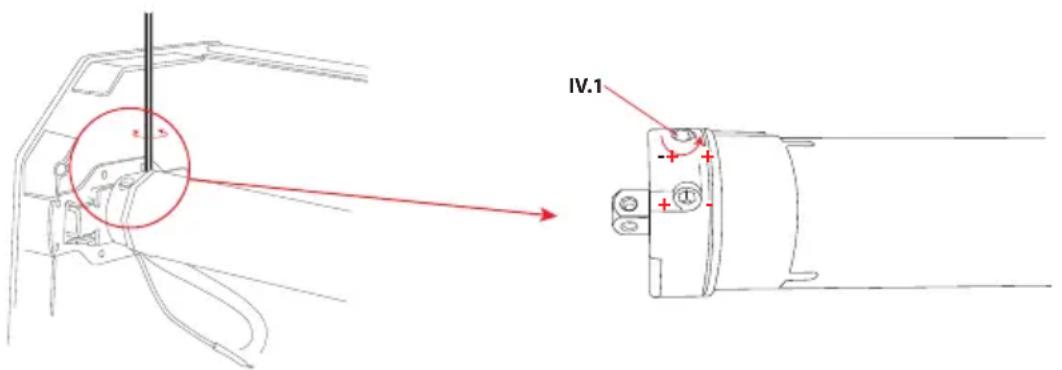 DIO MVR6010RF - Attention, ne pas utiliser d'autres outils que la clé de réglage fournie. - 2