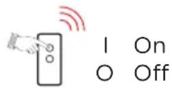 DIO MVR4010RF - Installer la première télécommande : - 1