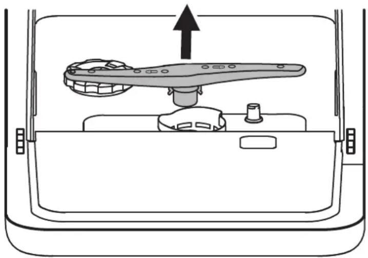 SALORA DWR4200 - Cleaning the spray arms - 1