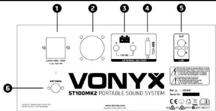 Vonyx ST100 MK2 - FRONTSEITE - 4