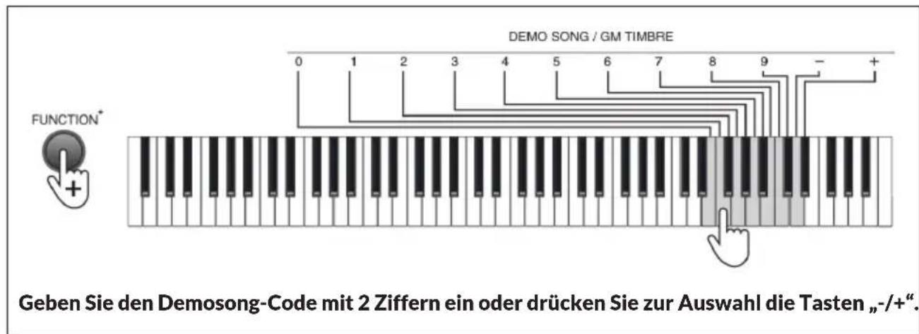 Schubert Preludio - Demo-Songs abspielern - 1