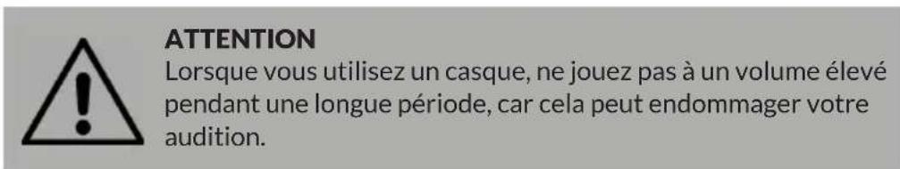 Schubert Preludio - Utilisation de casques - 1