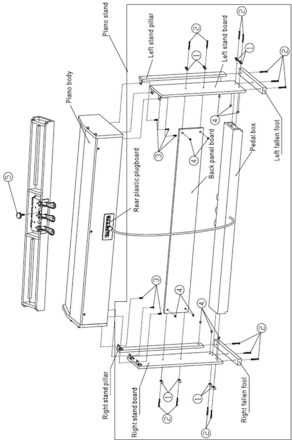 Schubert Subi88 Harmony - Piano body assembly - 1
