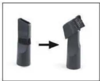 OneConcept Clean Master - 2/Crevice and brush nozzle - 1