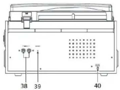 Auna Oakland DAB - Back panel - 2