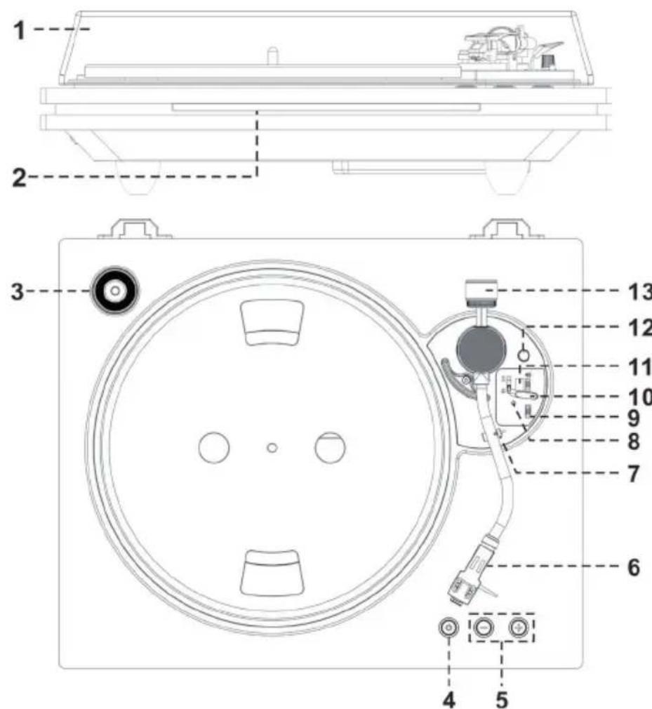 Auna TTPlay PLUS - DESCRIZIONE DEL PRODOTTO - 1