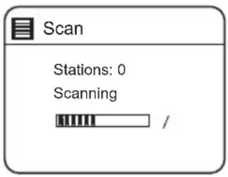 Auna iTuner 320 BT - Listedesstations - 1
