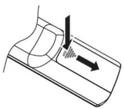Auna iTuner 320 BT - Battery replacement for the remote control - 1
