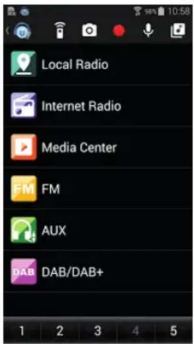 Auna IR260 - CONTROL DE LA APLICACIÓN MEDIANTE AIR MUSIC CONTROL - 1