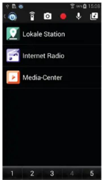 Lokale Station Internet Radio Media-Center