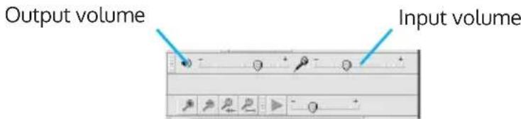 Output volume Input volume