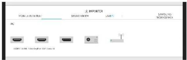 SAMSUNG LH75WMAWLGC - Connexion à un PC - 1