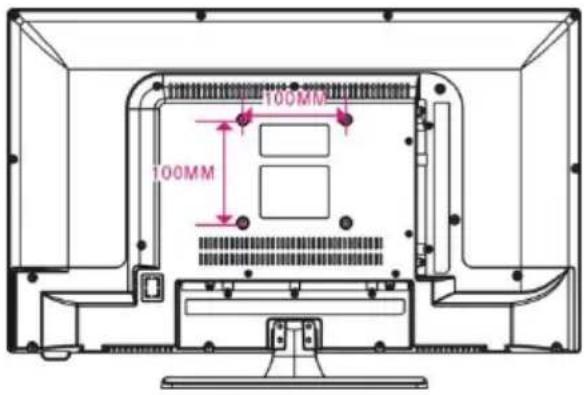 JVC LT24FD100 - Montagem numa parede - 1
