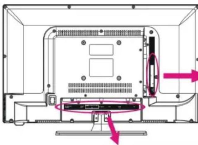 JVC LT24FD100 - Vista frontal e lateral - 4