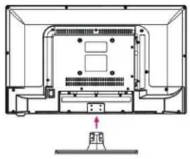 JVC LT24FD100 - Fixar o suporte - 1