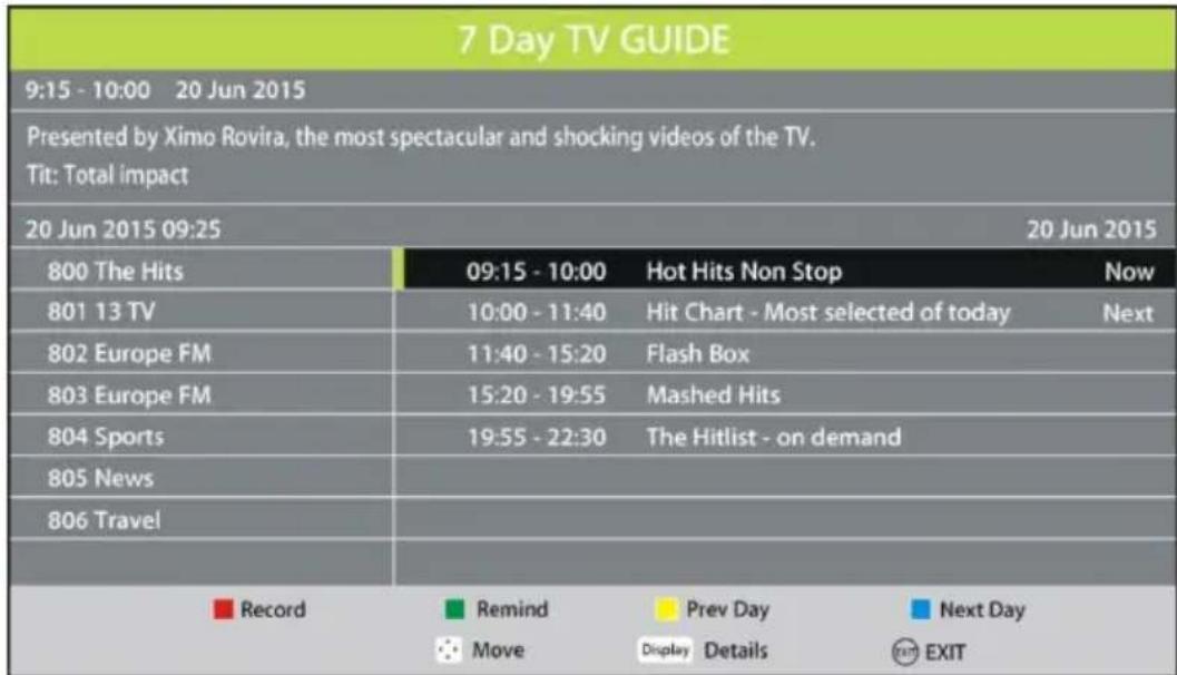 JVC LT24FD100 - Electronic Program Guide (EPG) - 1
