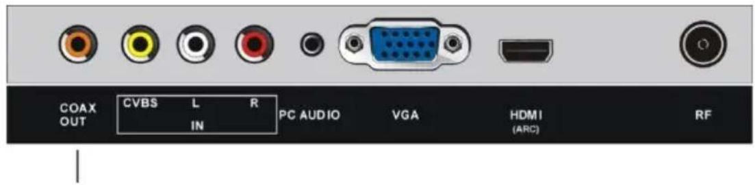 JVC LT24FD100 - COAXIAL-aansluiting - 1