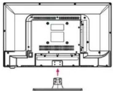 JVC LT24FD100 - Assembler les pieds - 1