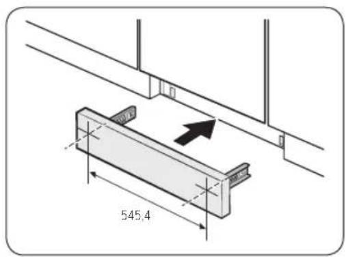 SAMSUNG DW60A8050BB - Vorgeschnittene Sockelleiste (Modellreihe DW60A80\*\*U\*) - 2