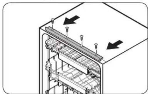 SAMSUNG DW60A8050BB - STAP 6 Monteer de zichbekleding - 3