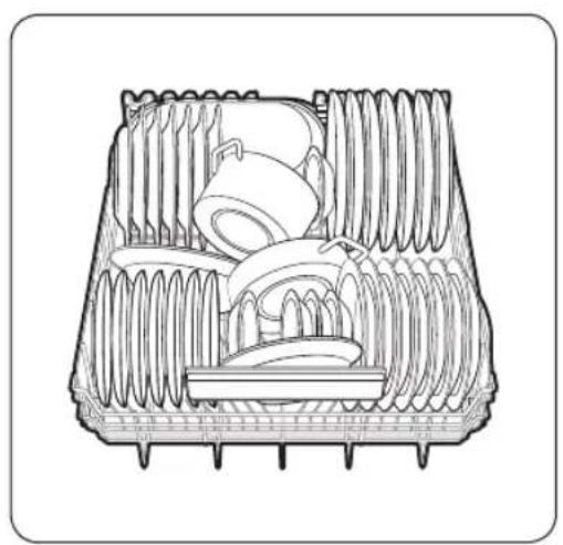 SAMSUNG DW60A8050BB - Panier inférieur - 1